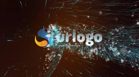Safari Particles Magic Logo Stock After Effects