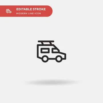 Safari Simple vector icon. Illustration symbol design template for web mobile Stock Illustration