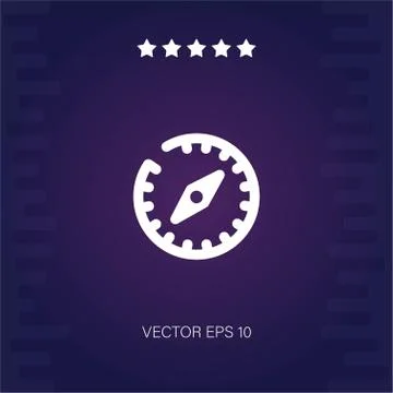 Safari vector icon Illustrazione stock