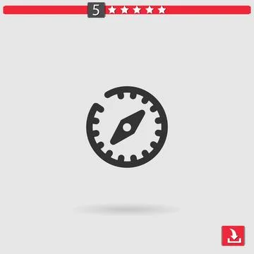 Safari vector icon Stock Illustration