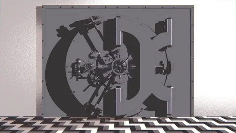 Safe animation 4K Stock Footage 101477842