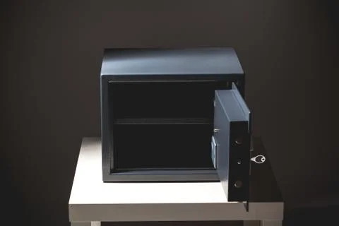 Safe on black background Stock Photos