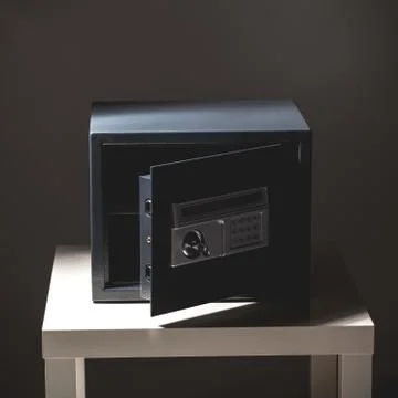 Safe on black background Stock Photos