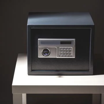 Safe on black background Stock Photos