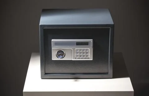 Safe on black background Stock Photos