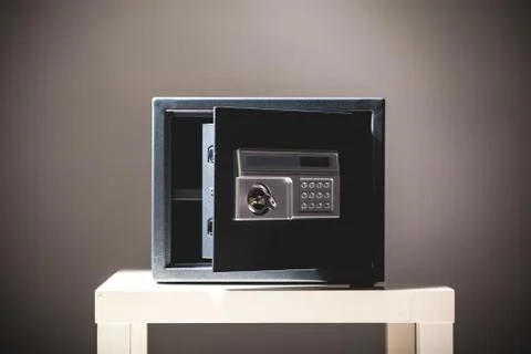 Safe on black background Stock Photos