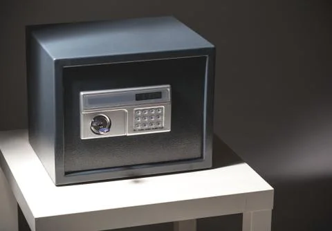 Safe on black background Stock Photos