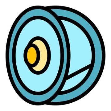 Safe box cipher icon color outline vector 스톡 일러스트