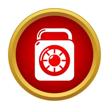 Safe box combination lock protecting data information 스톡 일러스트