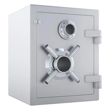 Safe box. Combination Lock Safe, 3D rendering イラスト素材