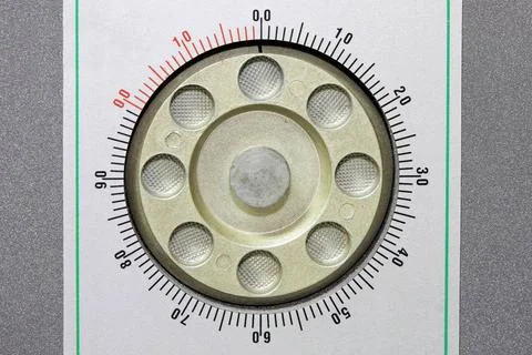 Safe box dial Circle safe combination dial lock with numbers Copyright: xZ... Stock Photos
