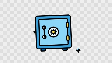 Safe Box Stock Footage 287131295