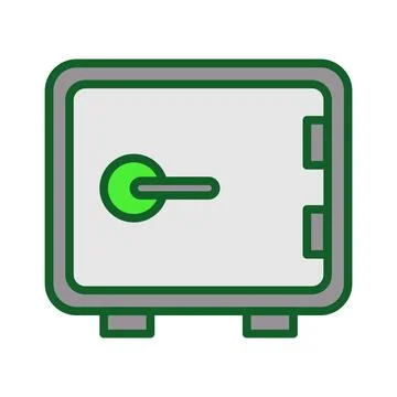 Safe Box Icon Ilustración de archivo