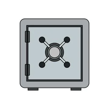 Safe box icon image Illustrazione stock