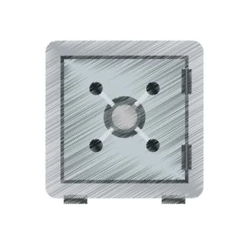 Safe box icon image Illustrazione stock
