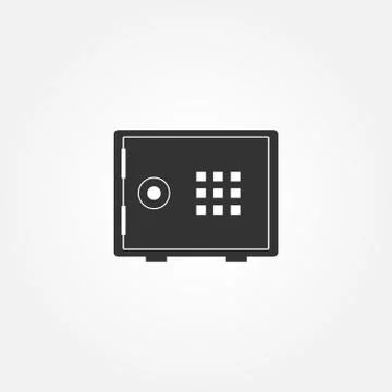Safe box icon -  vector illustration 스톡 일러스트