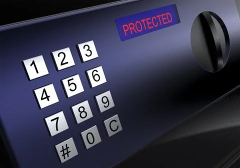 Safe box Illustrazione stock