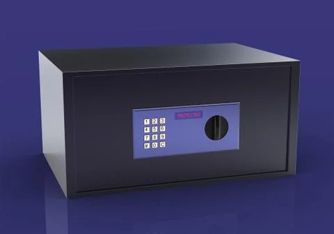 Safe box 库存插图