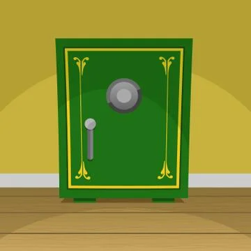 Safe Box Stock Illustration