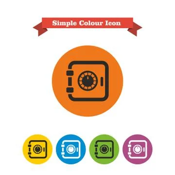 Safe box Stock Illustration