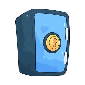Safe box Stock Illustration