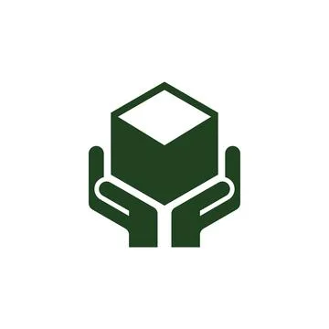 Safe box logo design  Stock Illustration