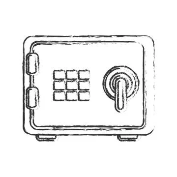 Safe box money icon イラスト素材