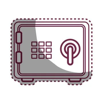 Safe box money icon イラスト素材