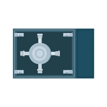 Safe box security icon 스톡 일러스트