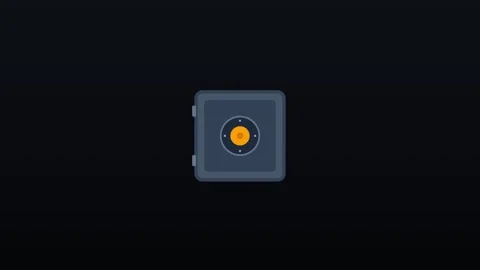 Safe box Symbol Stock Footage 339350850