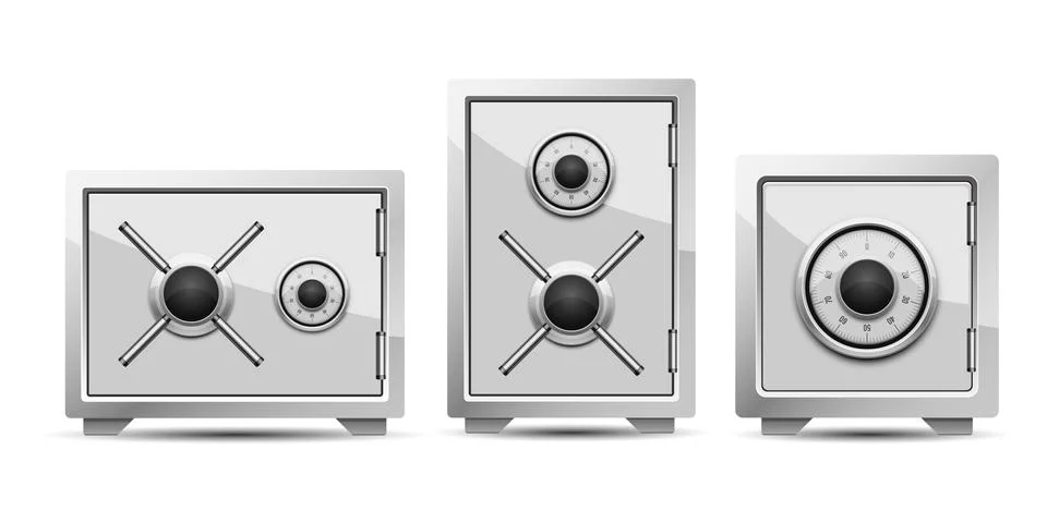 Safe box vector design illustration isolated on white background 스톡 일러스트