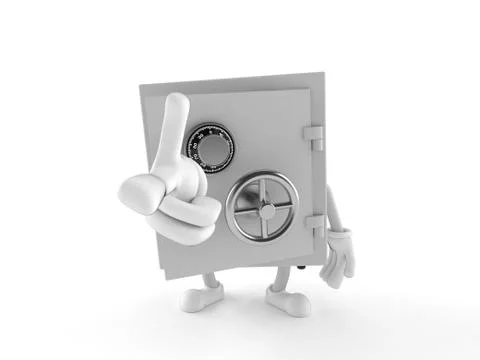 Safe character Stock Illustration