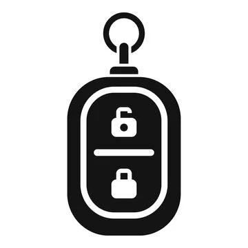 Safe chip control icon simple vector. Security vehicle Stock Illustration