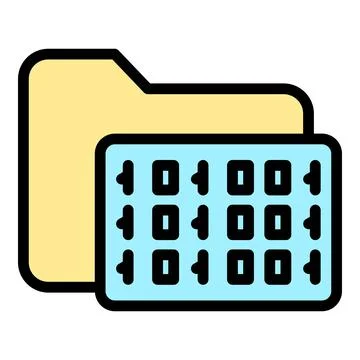 Safe cipher icon color outline vector Stockillustratie