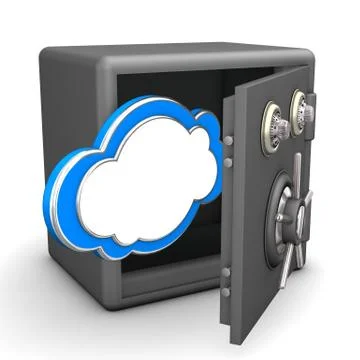 Safe cloud Stock Illustration