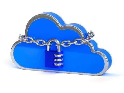 Safe cloud Stock Illustration
