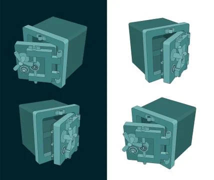 Safe color illustrations Stock-Illustration