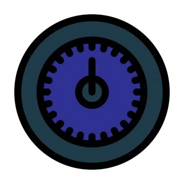 Safe combination line icon isolated on white background. Black flat thin ic.. イラスト素材