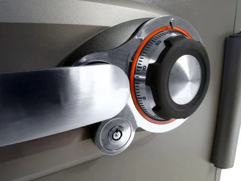 Safe combo dial Stock Photos