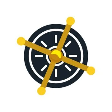 Safe deposit box icon vector illustration Illustrazione stock