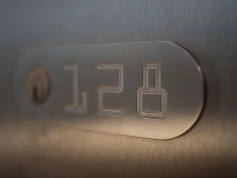 Safe deposit box Foto stock