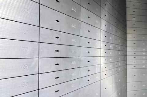Safe, Deposit boxes 스톡 사진