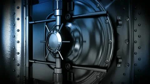 Safe Door Stock Footage 21234884