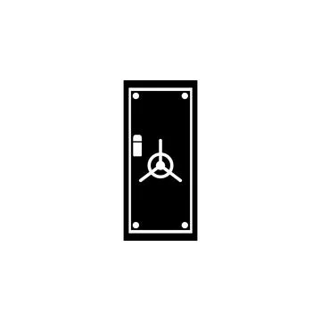 Safe door icon. Element of door elements illustration. Premium quality graphic Stock Illustration