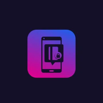 Safe electronic payment, vector Stock Illustration