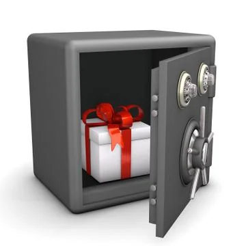 Safe gift Stock Illustration