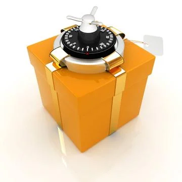 Safe - gift safe - gift Copyright: xZoonar.com/SergiixSvyerchkovx 5962187  Stock Photos