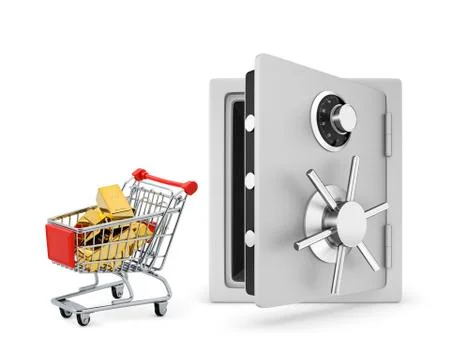 Safe gold Stock Photos