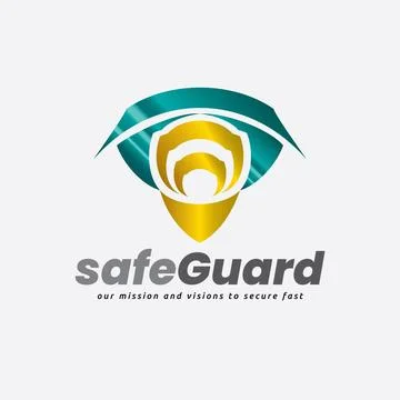 Safe Guard Logo Stock Illustration