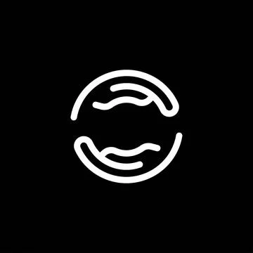 Safe hands logo Stock Illustration